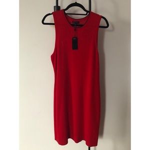 Rag & Bone Vibrant Red Mini Dress